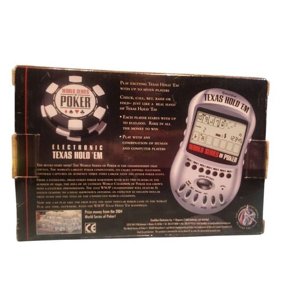World Series Of Poker Electronic Texas Hold'em Handheld Game - Picture 2 of 4